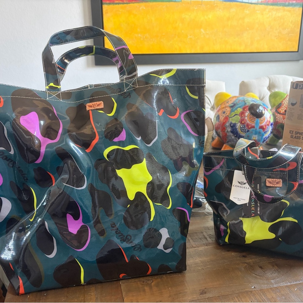 Consuela Multicolor Glossy Tote